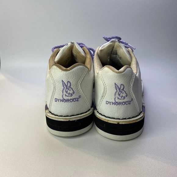 Dyno-thane / Dynorooz Pro Sport Bowling Shoes Is Women’s 7.5 White/purple - Picture 4 of 8